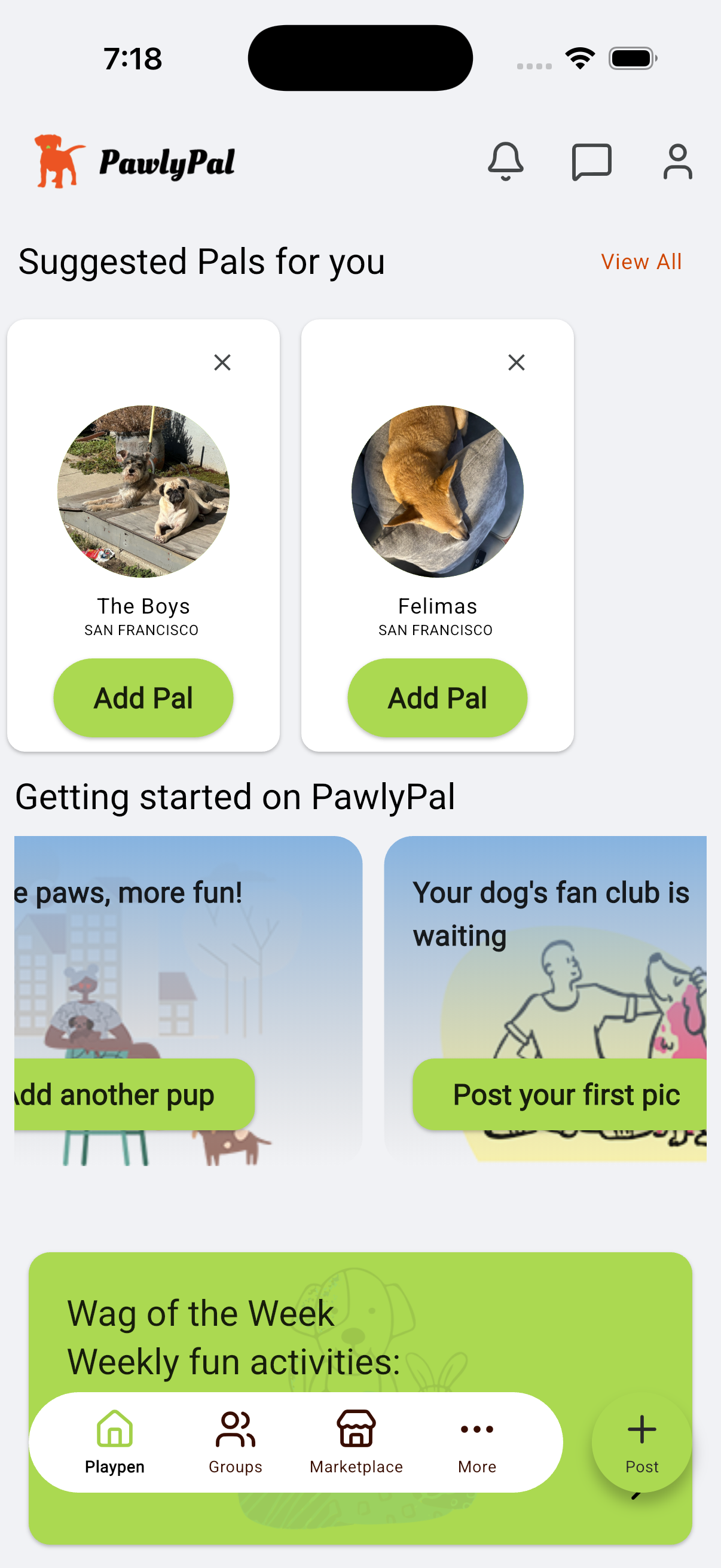 PawlyPal App Screenshot